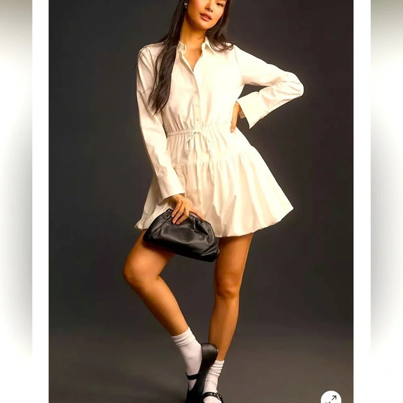 NWT Reformation MOIRA DRESS WHITE 10 $228 spring designer summer boho formal - Picture 1 of 3